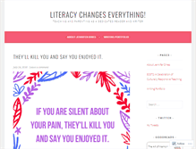 Tablet Screenshot of literacychange.org